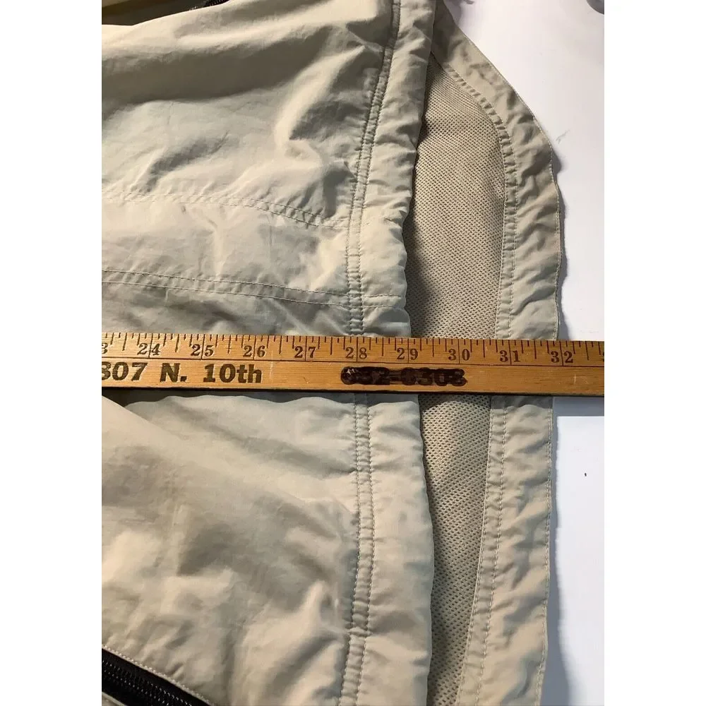 Vintage Chaps Ralph Lauren Windbreaker Hoodie Pullover Size XL W Side Zip
